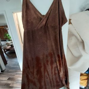 Calico alchemy slip dress